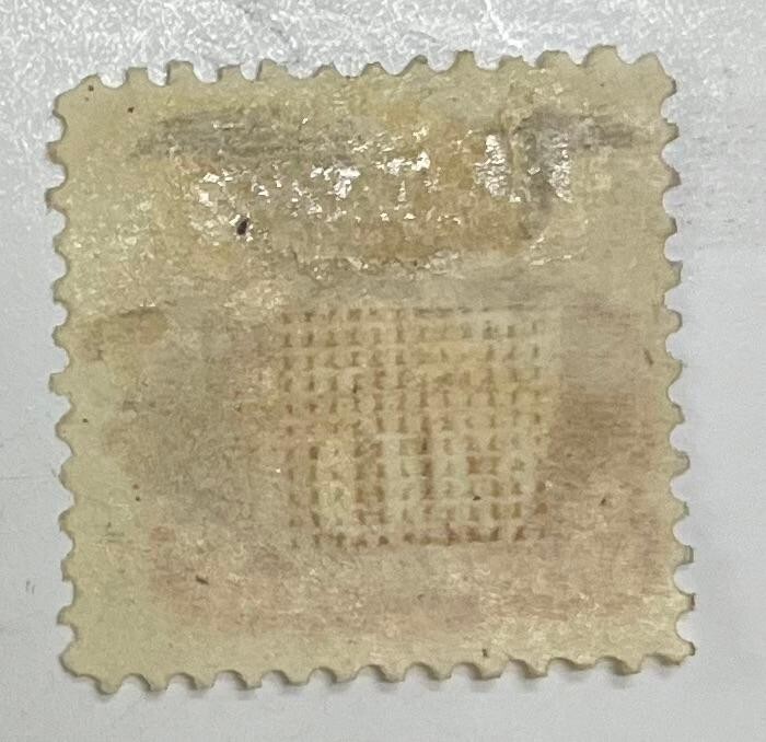 US Postage Scott #116, Mint, 10-cent, Shield & Eagle, yellow, HR