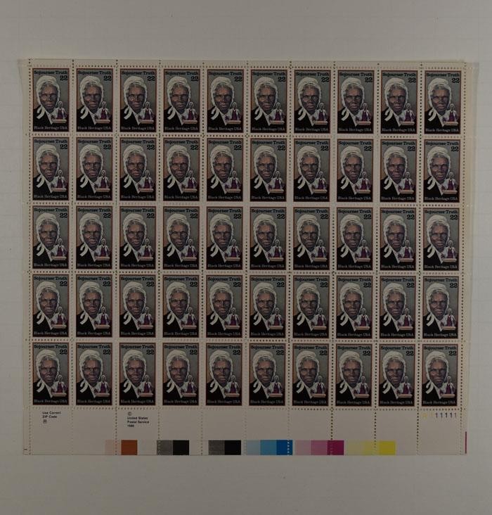 US SCOTT 2203 SHEET OF 50 SOJOURNER TRUTH STAMPS 22 CENT FACE MNH