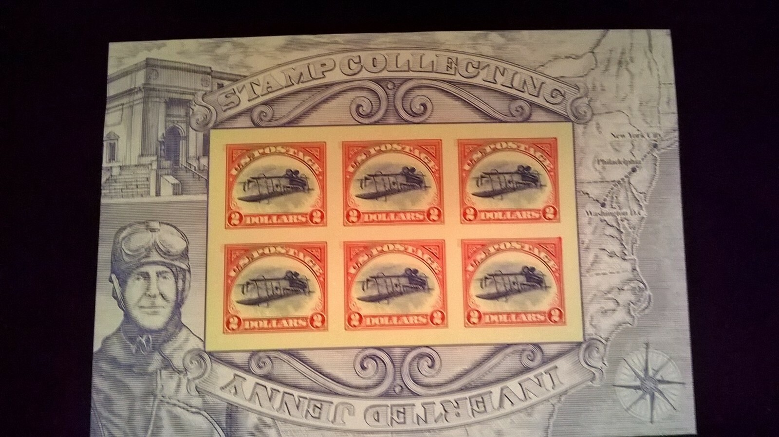 4806 $12.00 Inverted Jenny sheet