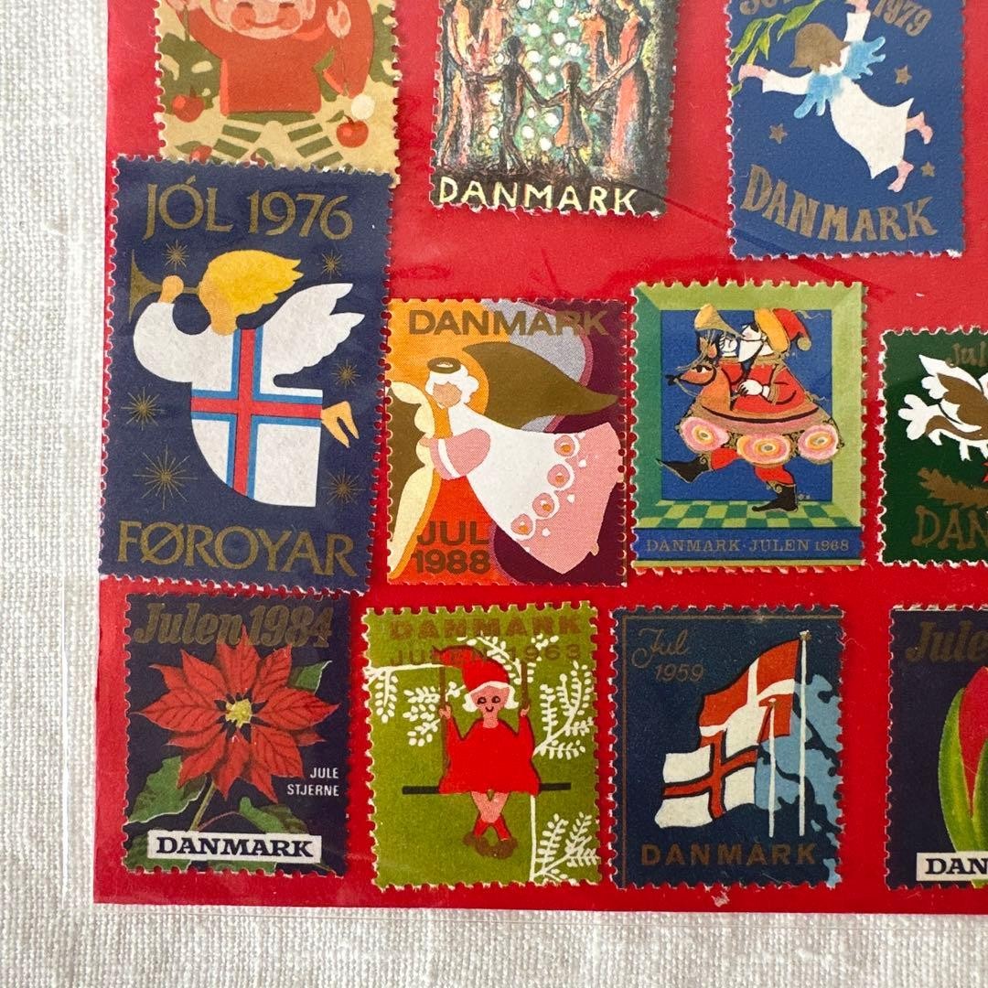Rare Scandinavian Denmark Vintage Stamp Set Unused