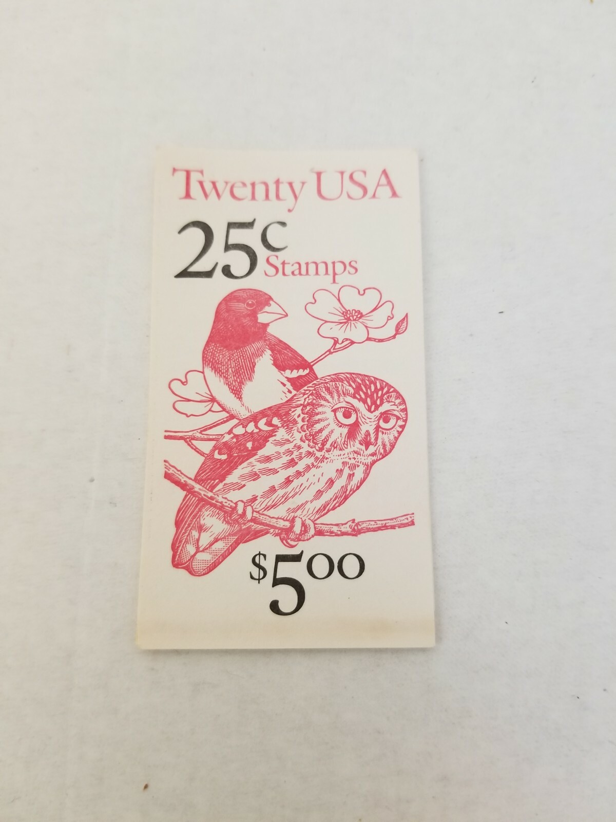 1988 U. S. SCOTT CAT. # BK160 COMPLETE BOOKLET MNH P# 1211 Owls Birds Animals