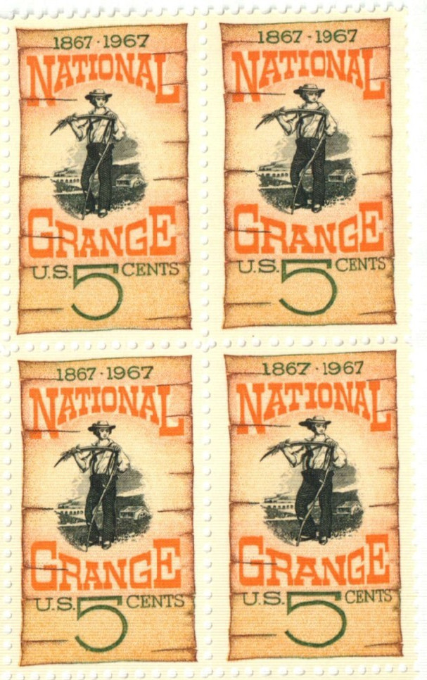 United States 5¢ National Grange Postage Stamp #1323 x 100 Singles
