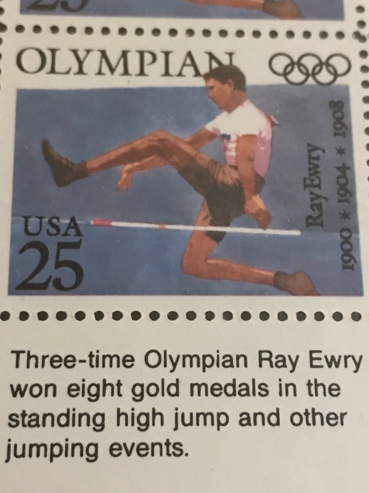 SCOTT # 2496-2500 OLYMPICS 1990 SHEET OF (35) 25 CENT STAMPS MINT CONDITION