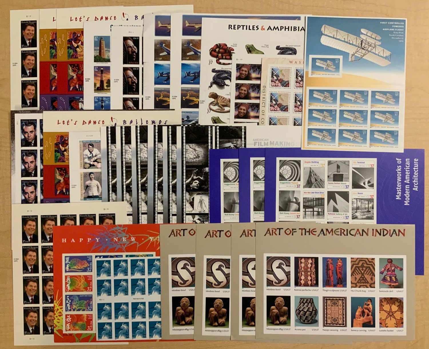 Highly Discounted 37¢ Postage/Sheet Lot Face Value $172.42 – Stuart Katz
