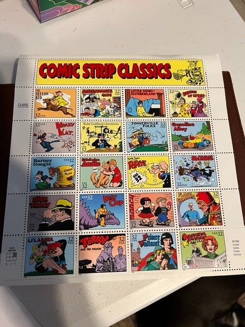 Scott #3000. 32c Comic Strip Classics sheet of 20 stamps. MNH. free shipping.
