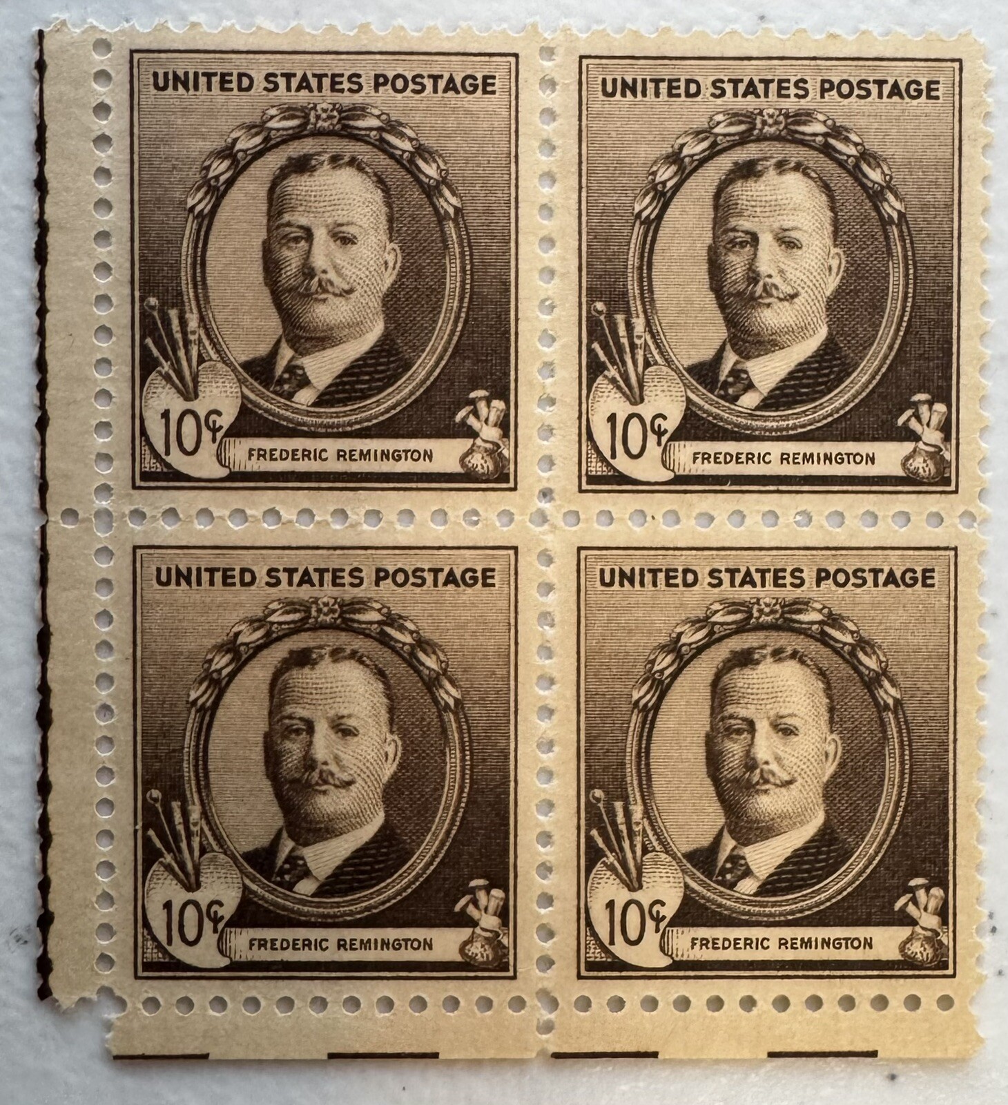 US Stamps Famous American Ser 26 MNH, 1 MH blocks of 4, 5 Plate Blocks, 1 FDC