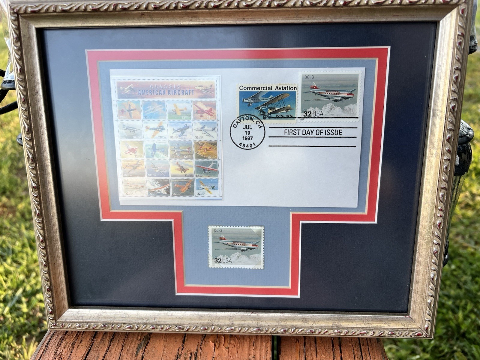 Classic postage stamps, issued by the US Postal Service in 1997.