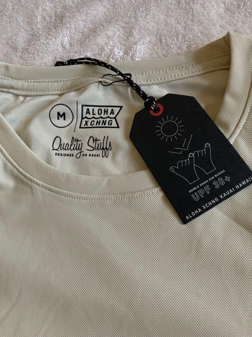 ALOHA XCHNG Aloha Exchange UV Cut Logo T-shirt [Price Reduced]