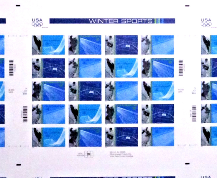 US 3552-55 WINTER OYLMPIC UNCUT PRESS SHEET 9 PANES PROFESSIONALLY SHRINK WRAP