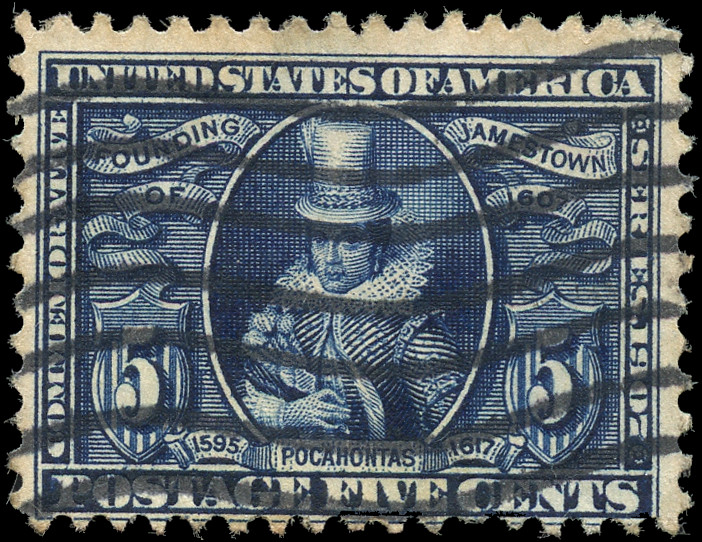USA Stamp Scott #330 Used F