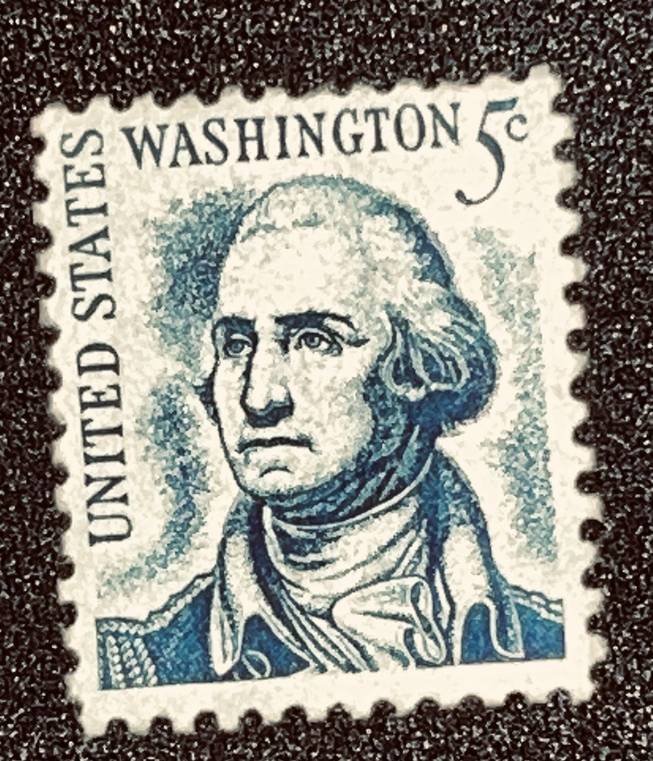 Washington Green 5 Cent Stamp