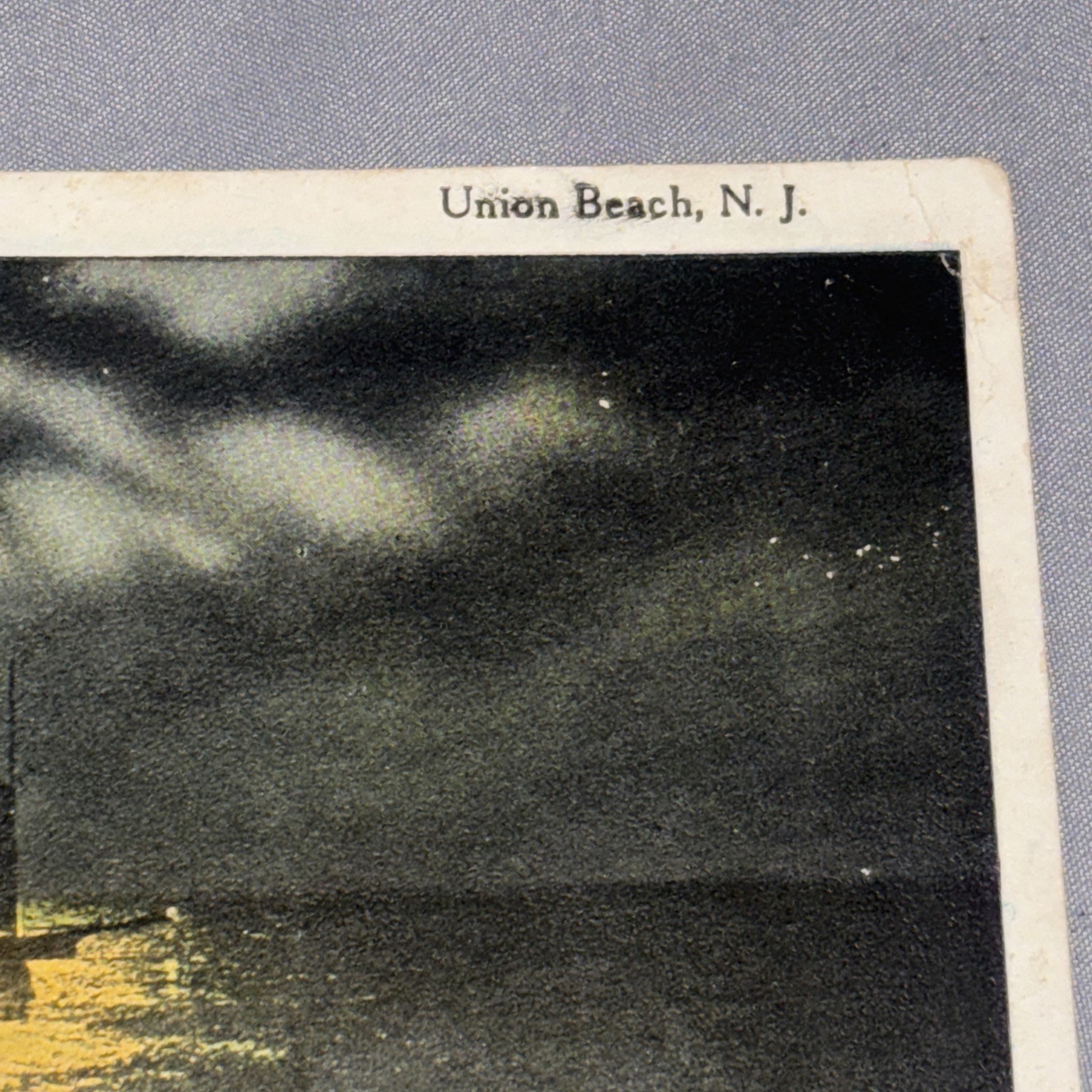 VERY RARE Washington 2 Cent Red Stamp on Postcard Orange, NJ UNION BEACH used