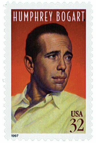 Four x 20 Legends of Hollywood HUMPHREY BOGART 32¢ US Postage Stamps USA Sc 3152