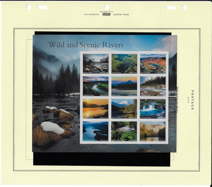 US SCOTT 5381 SHEET OF 12 WILD & SCENIC RIVERS STAMPS FOREVER MNH