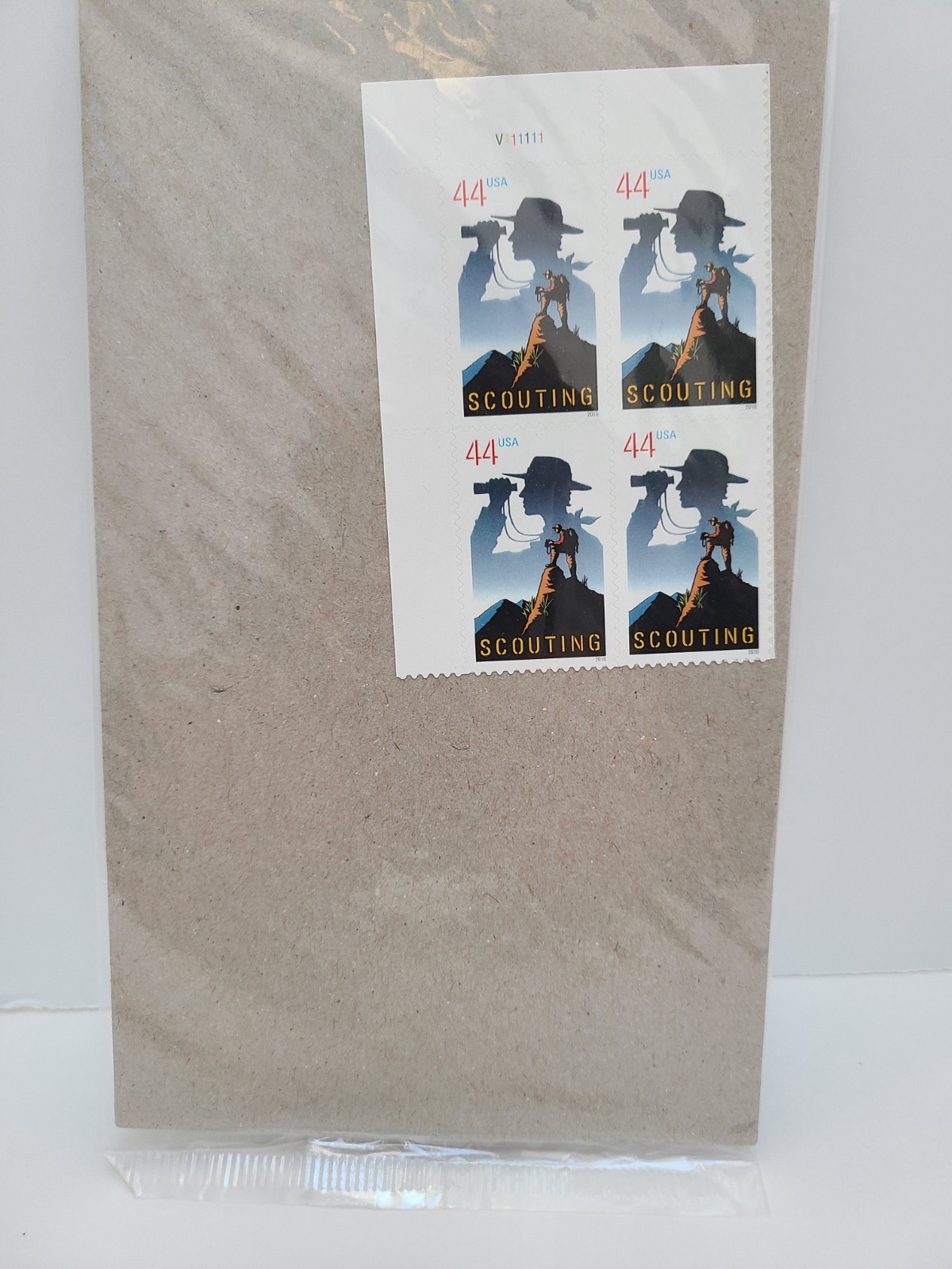 2010 Scouting USPS Block of 4 SEALED Postage Stamps, Scott # 4472
