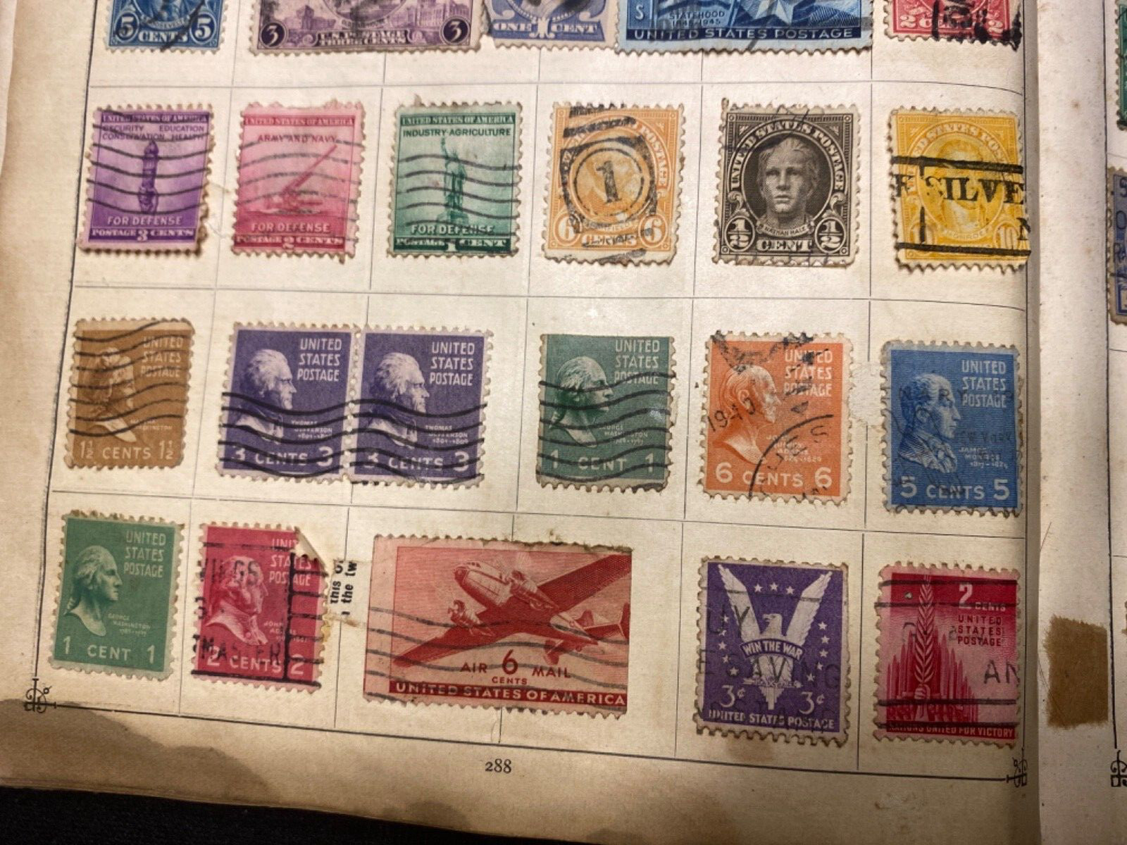 73 US Stamps Air Mail UN 1892 1863 Black Jack Iwo Jima Victory 13th Amendment