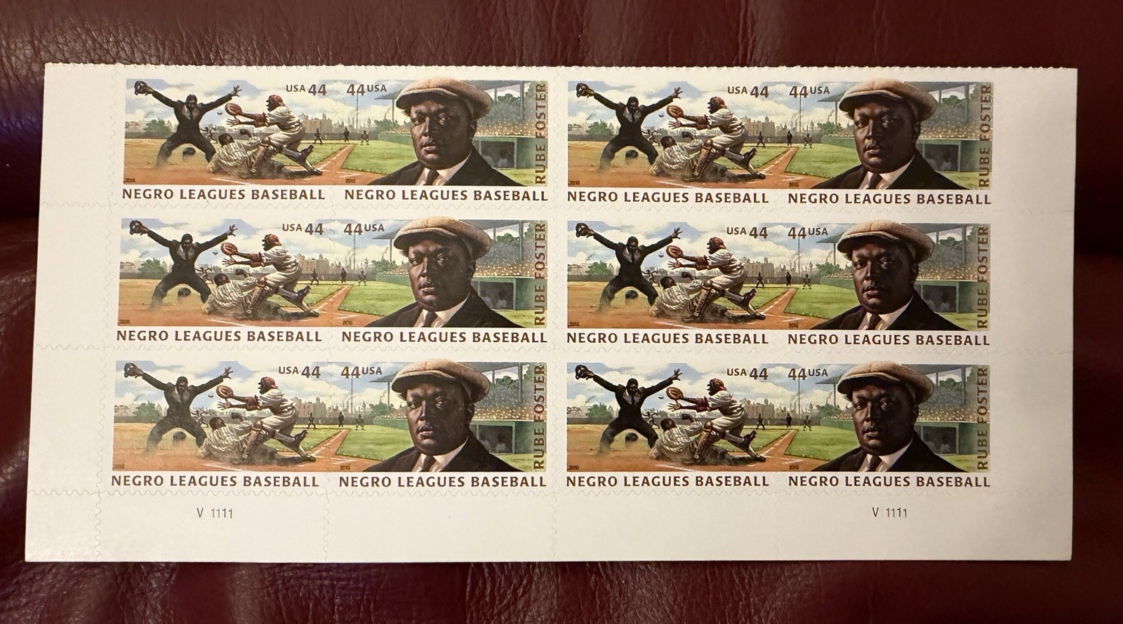 US Stamps Rube Foster Negro Leagues Baseball Series 12 Stamps 44 Cents MNH
