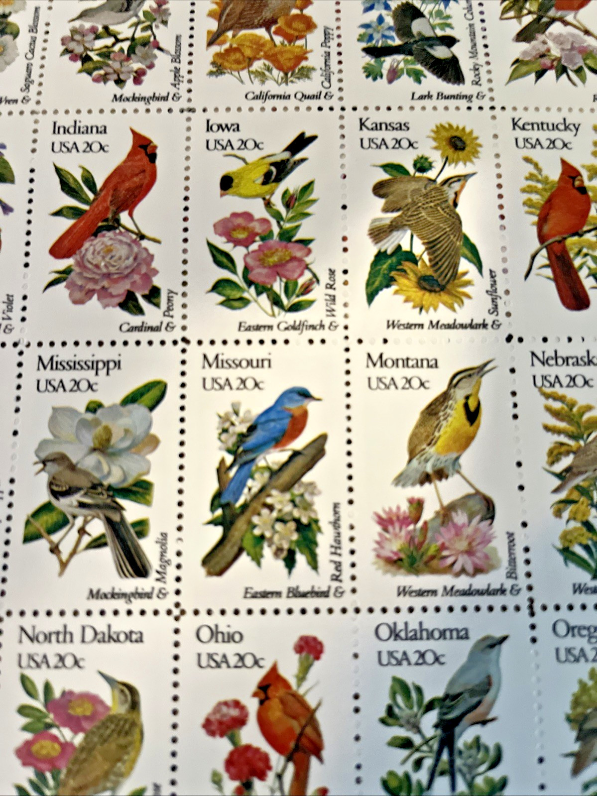 Lot of 150 Unused 22/20 c. Stamps US Postage Sheets VG Condition, $32 Face Value
