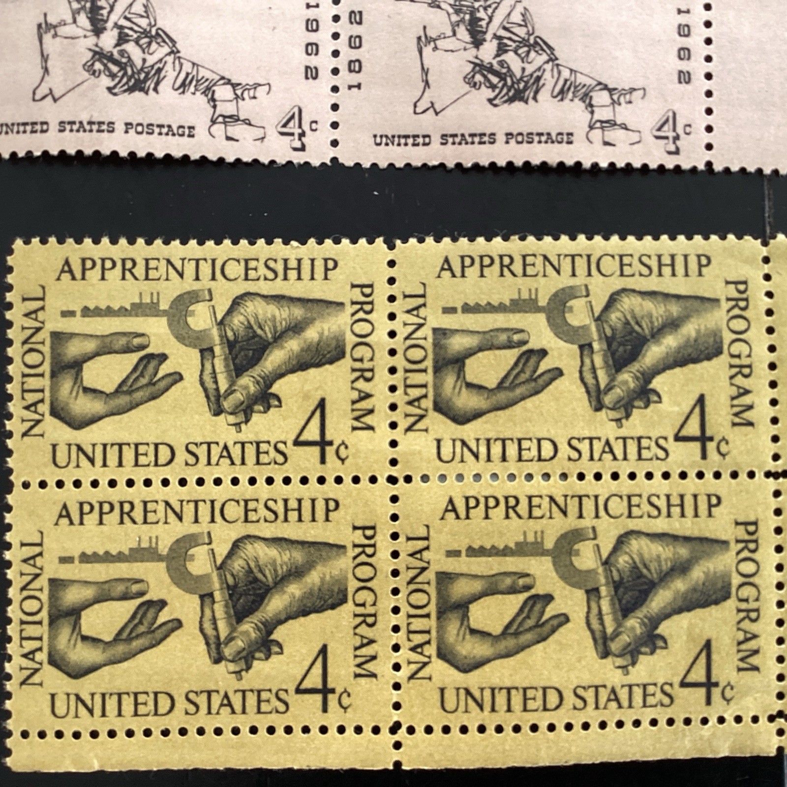 stamp lot of 10 blocks – 1962 -1967
