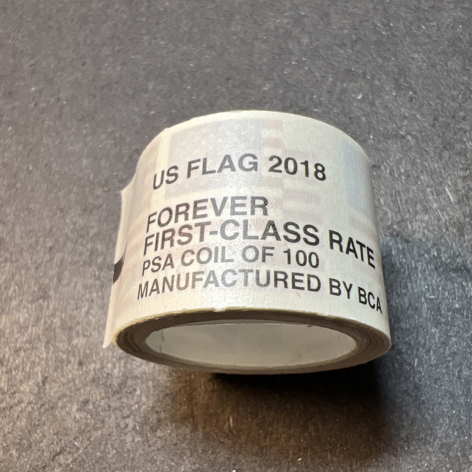 Scott#5261-1 Coil Roll Of 100 USPS Forever BCA Flag Stamps 2018-US