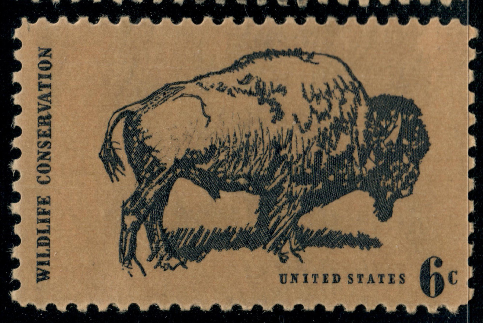 USA – 1970 – Wildlife Conservation – American Buffalo – 6¢ – #3303