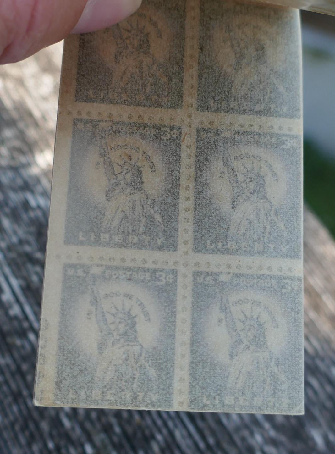 Complete Book of 24 (3 Cent) Liberty Purple Stamps – Great Condition