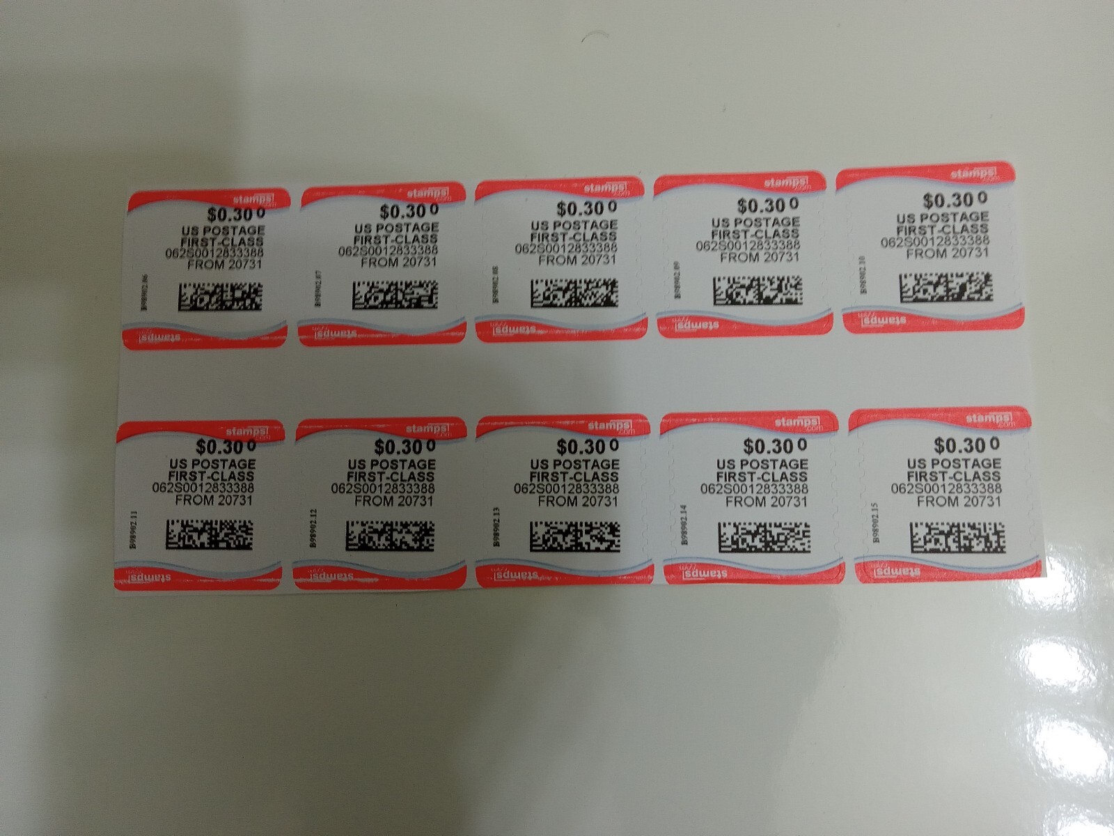 Discount Stamps, $0.30 Cent. Face Value. Fast Shipping.