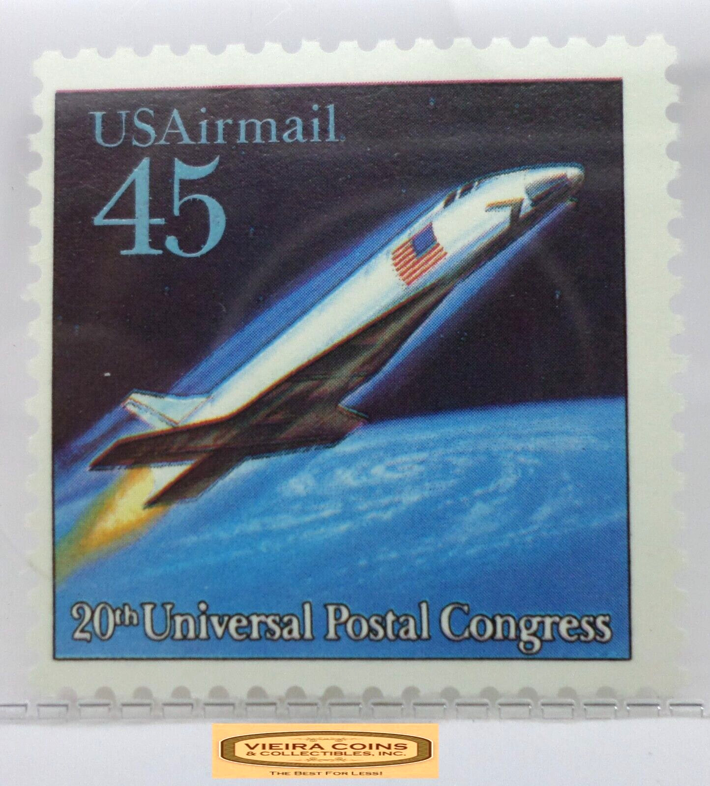 USA Airmail 20Th Universal Postal Congress 45 Cents Stamp – #S40971NQ