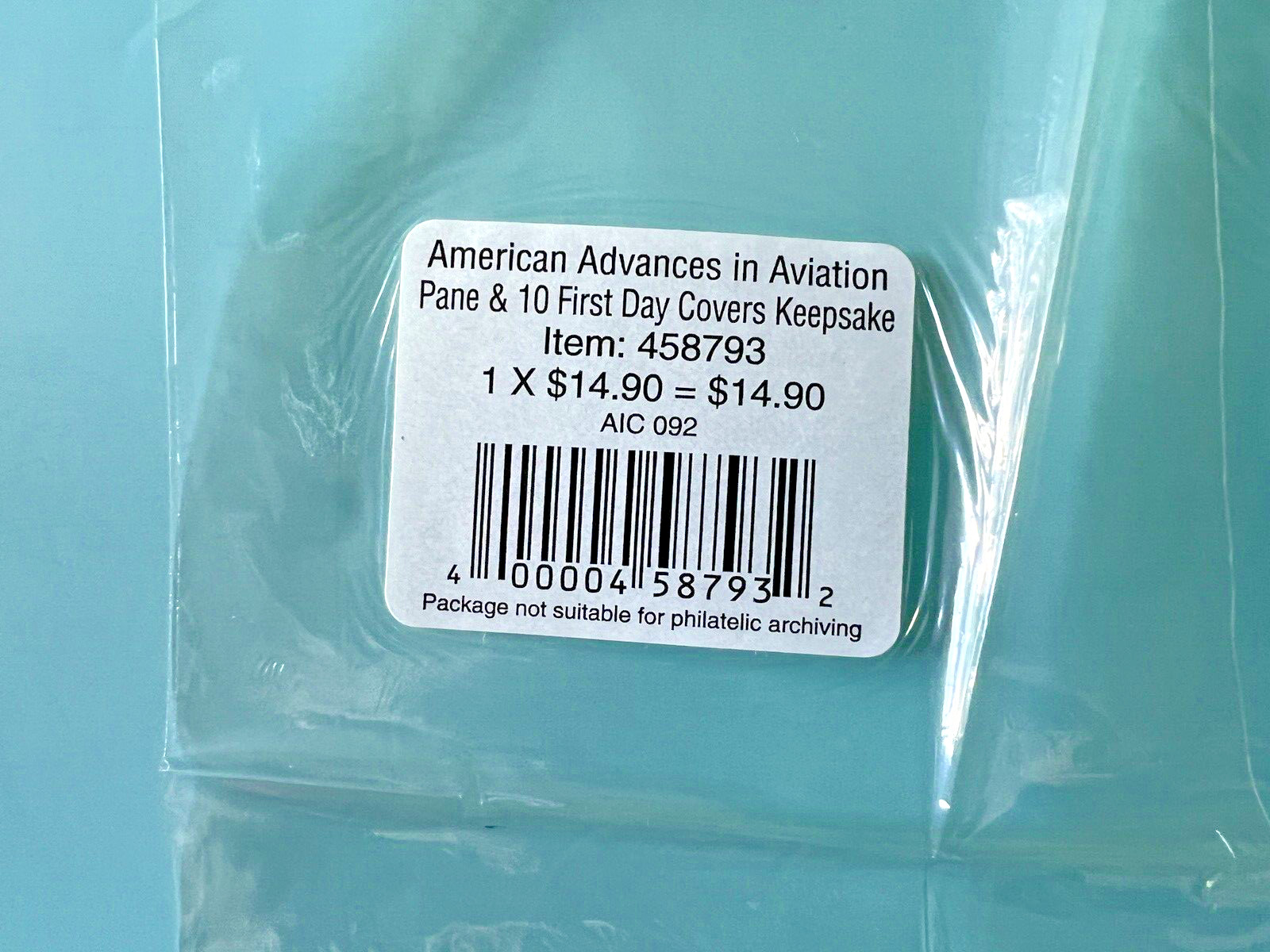 #3916-3925 American Advances in Aviation 37¢ – 4 Sheets x 20 = 80 Stamps FV29.60