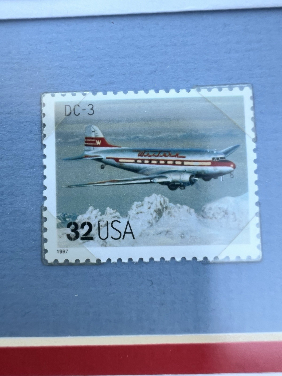 Classic postage stamps, issued by the US Postal Service in 1997.