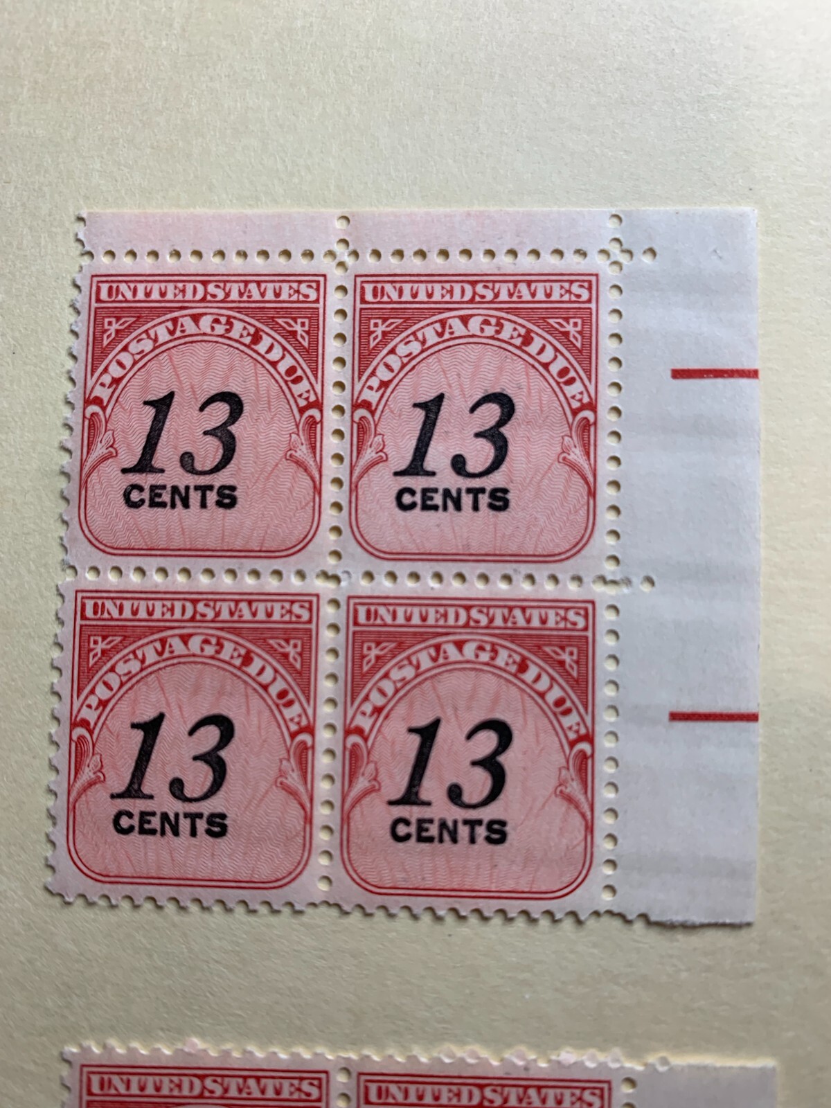 U.S. Stamps Sc. #J103 1978 13-cent Unused ( 12 pcs)
