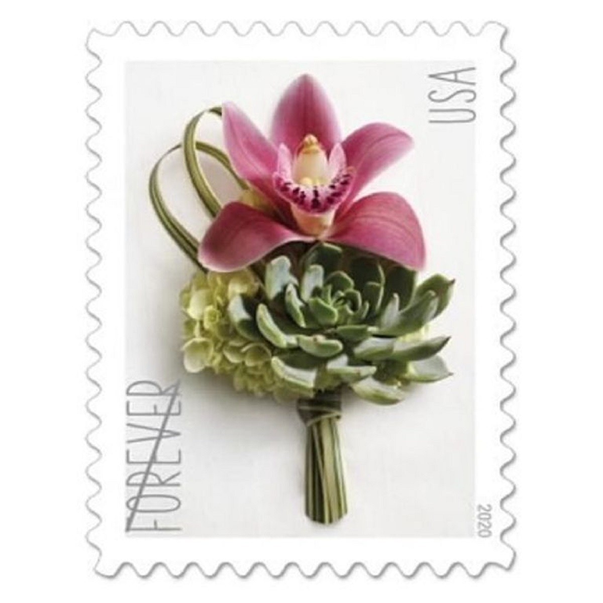 2020 USPS Contemporary Boutonniere Forever Stamps Scott #5457 Mint NH- 100 pcs