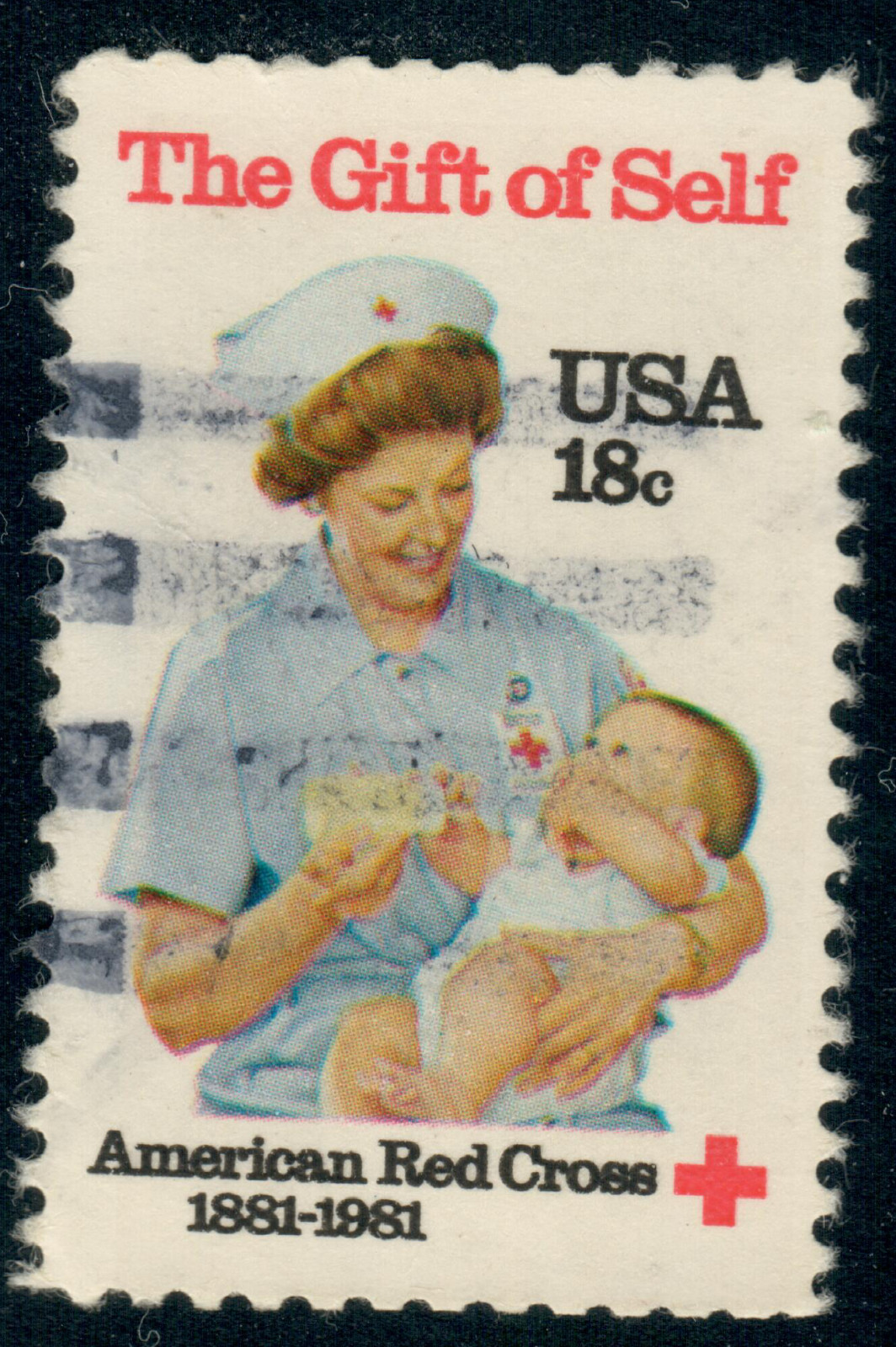 USA – 1981 – American Red Cross – 18¢ – #3658