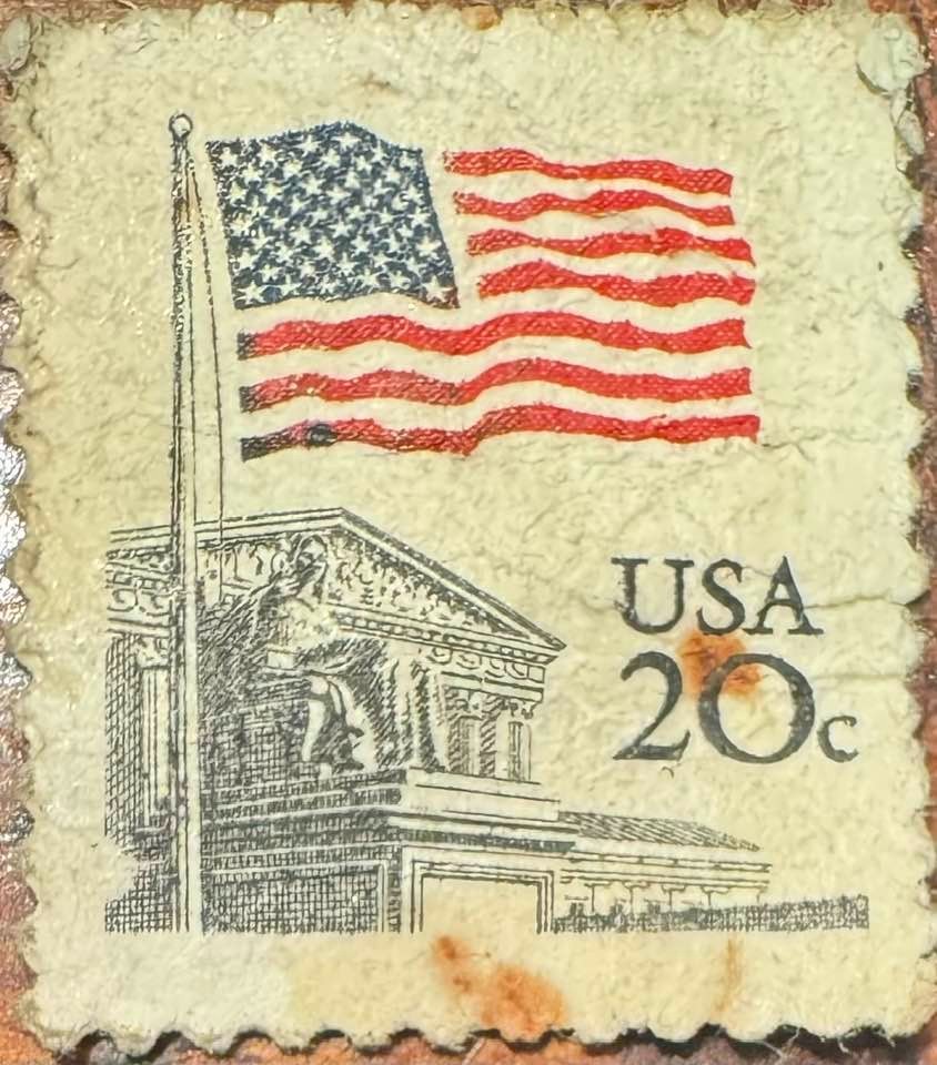 United States Postage Stamp 2 Cents