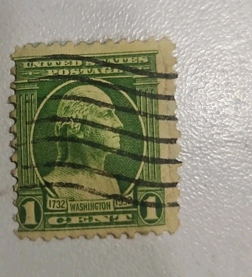 VTG George Washington Bicentennial 1732-1932 One Cent Stamp