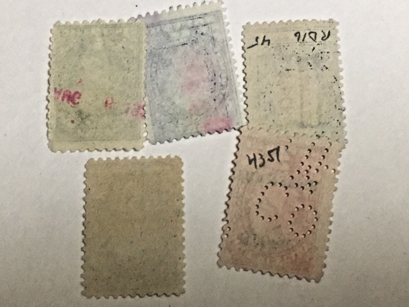 U.S. REVENUE RD 37…STOCK TRANSFER LOT ONE, TWO, FIVE DOLLARS