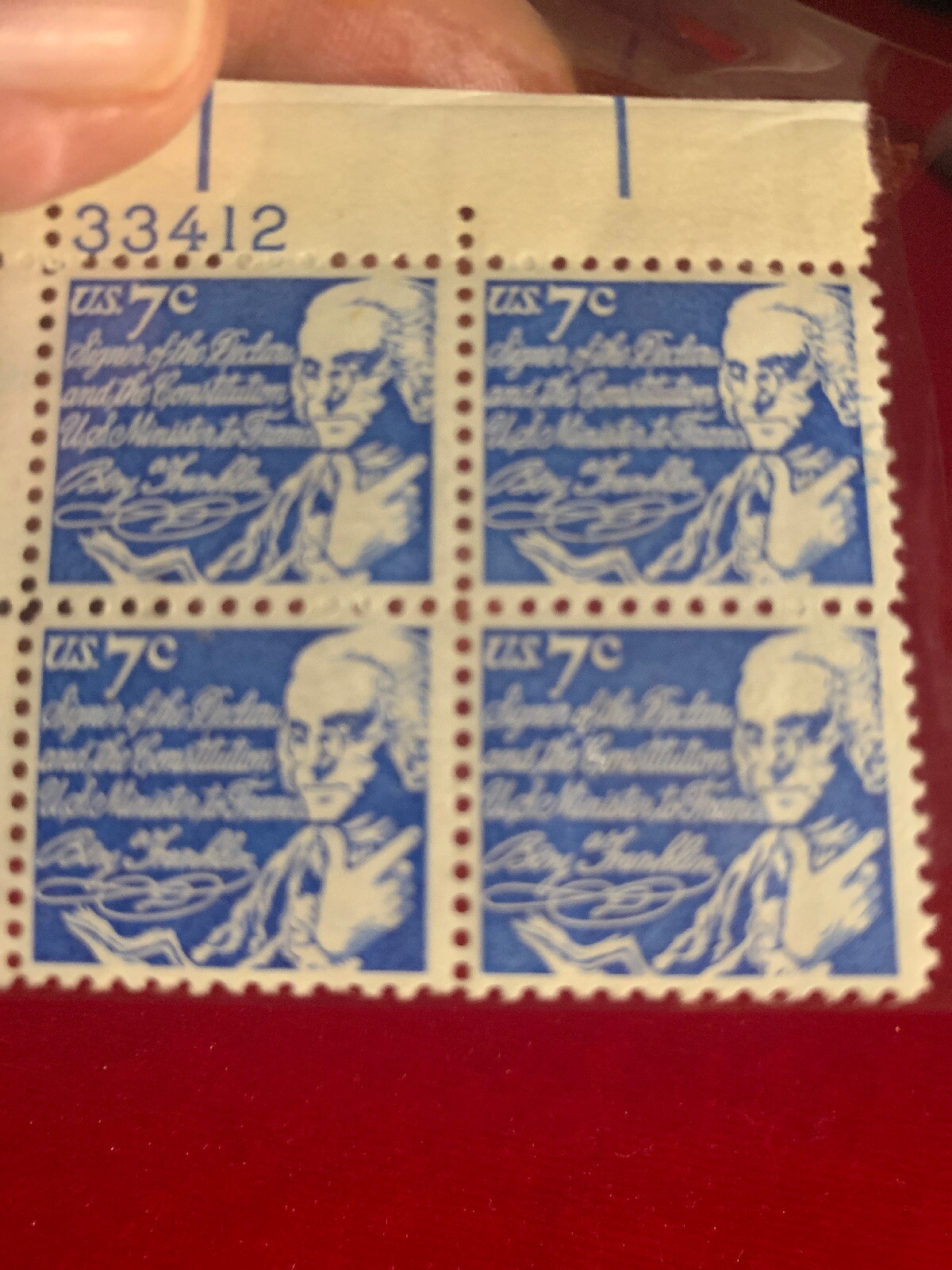 1970 USA 4 New .07 Cent Stamp