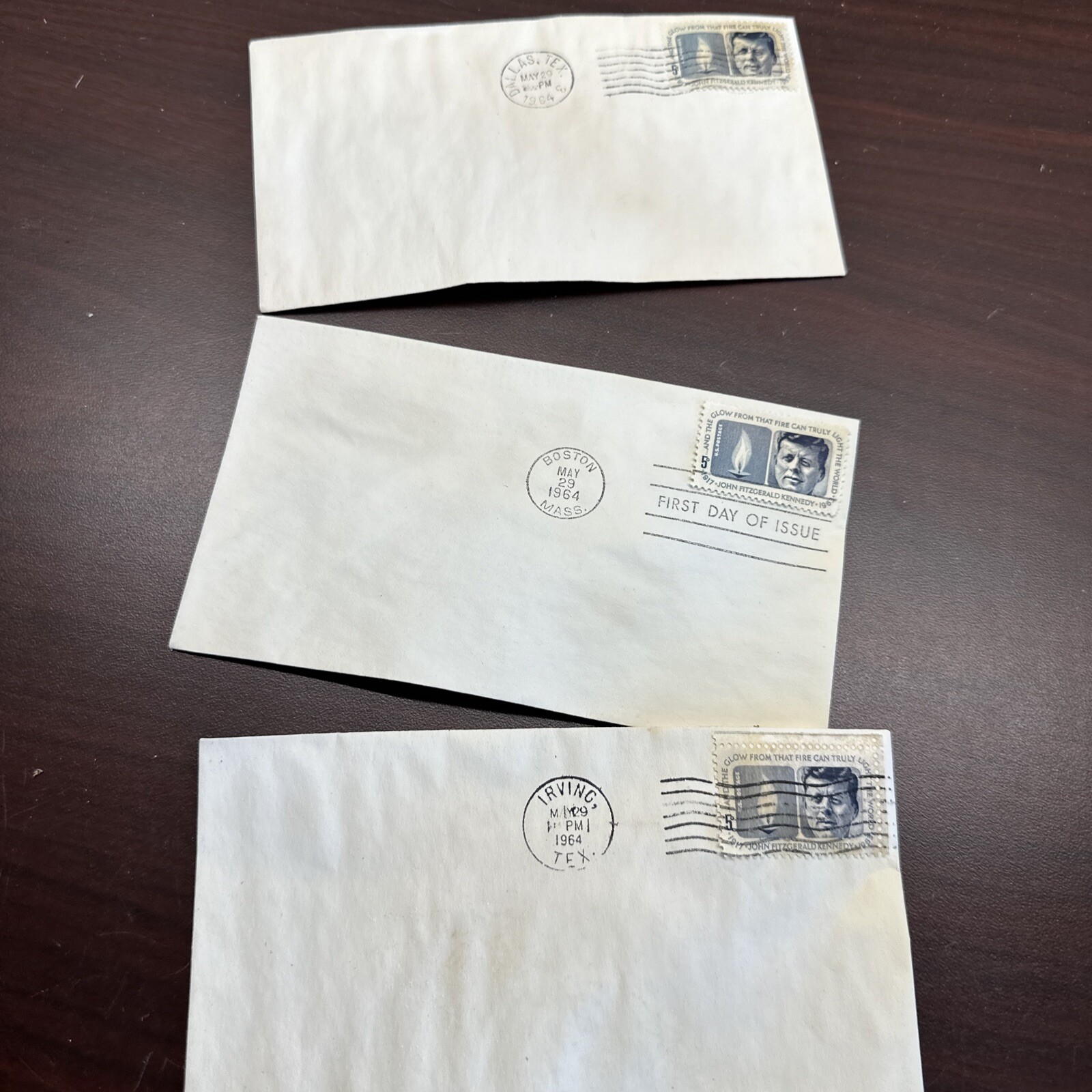 USA – 1964 – President John Fitzgerald Kennedy Memorial – 5¢ – #3150 Lot Of 3