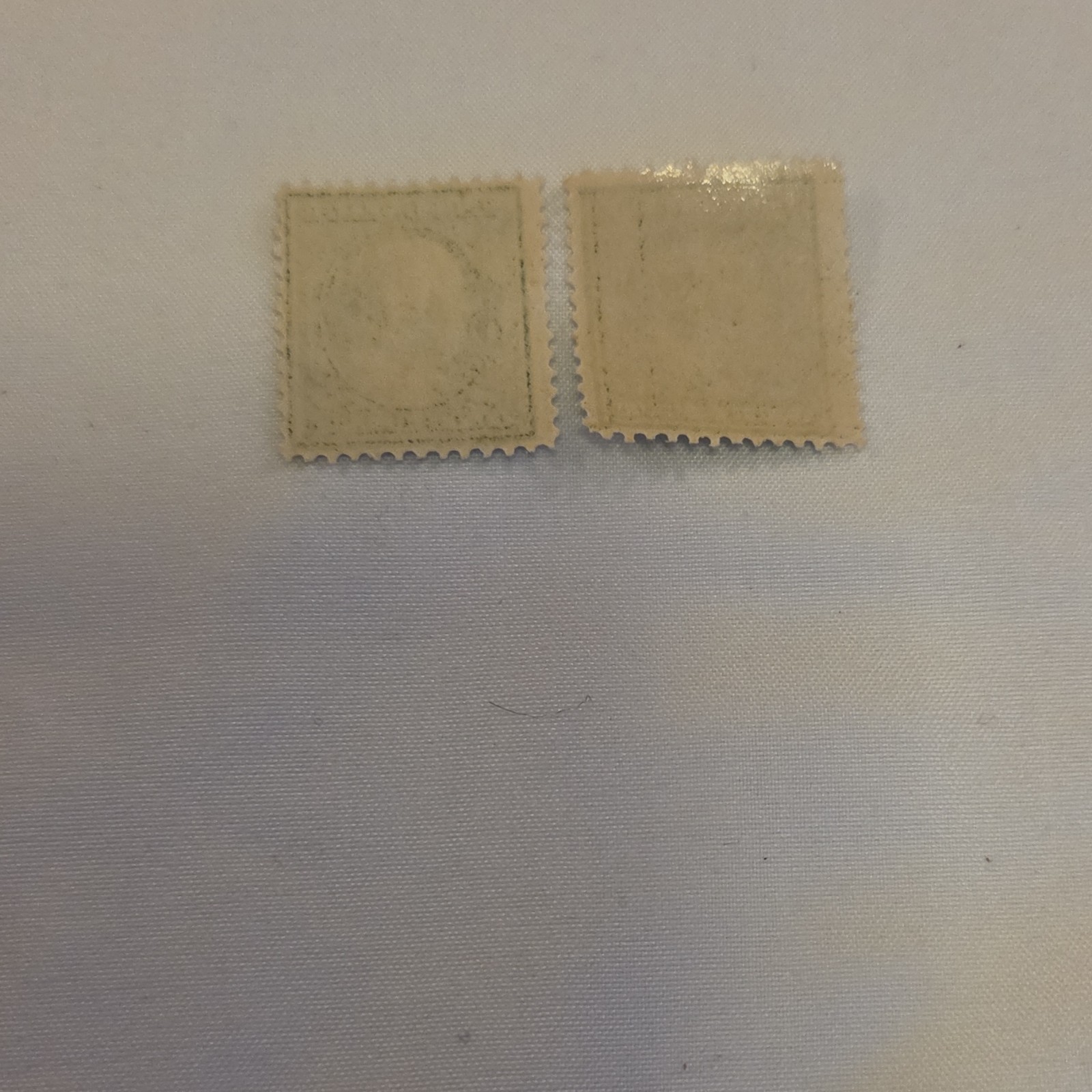 United States 1 Cent Green Historical Figures Mint Hinged Stamps Lot of 2