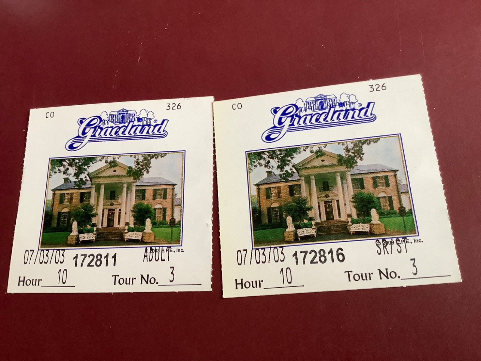 2003- USA- Elvis Stamp Release 10th Anniversary – Graceland station
