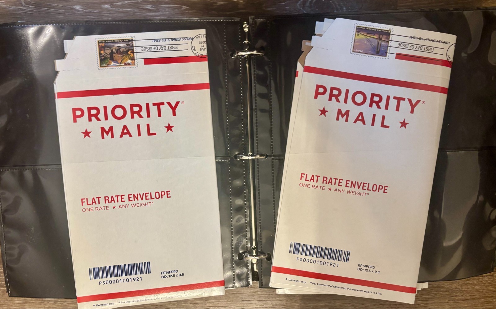 Collectable USPS prepaid unused Flat rate envelopes (Including Star Wars trio)