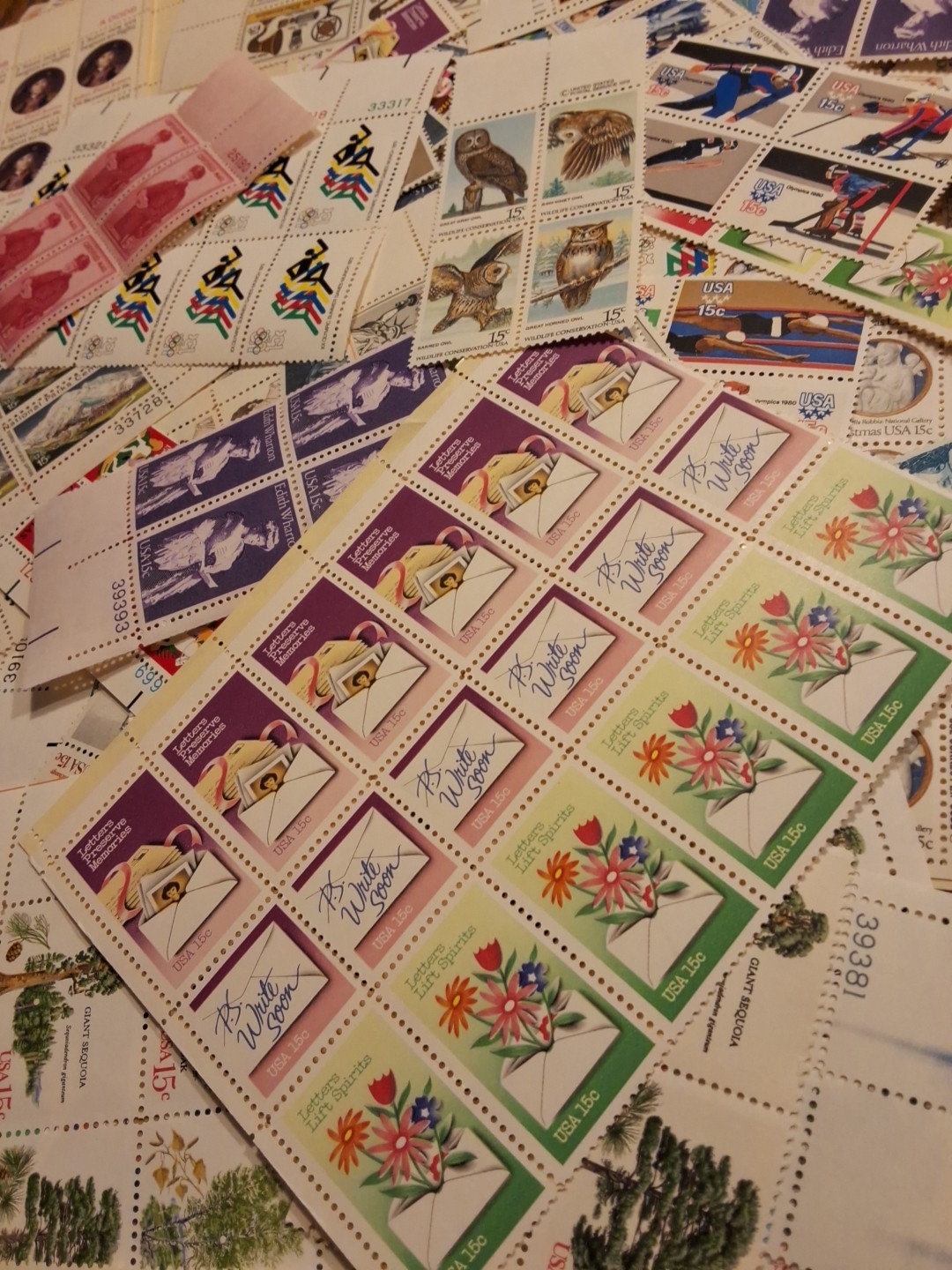 $145.00 ++ FV Unused U.S. 15 Cent Stamps MNH Take A Look + Free Ship