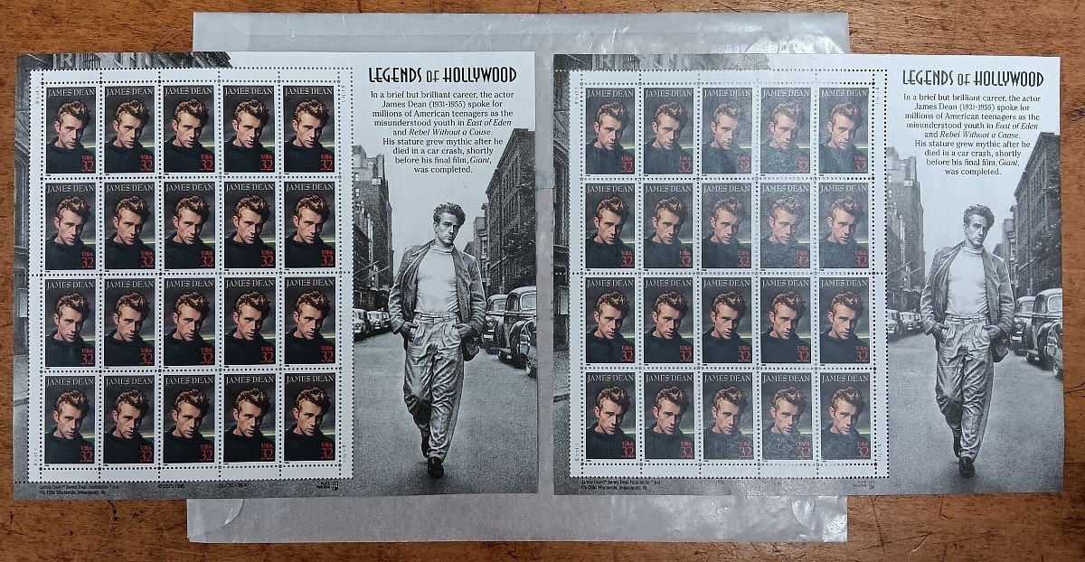 USPS Postage Stamps, various commemorative celebrities : Elvis 1992, etc.