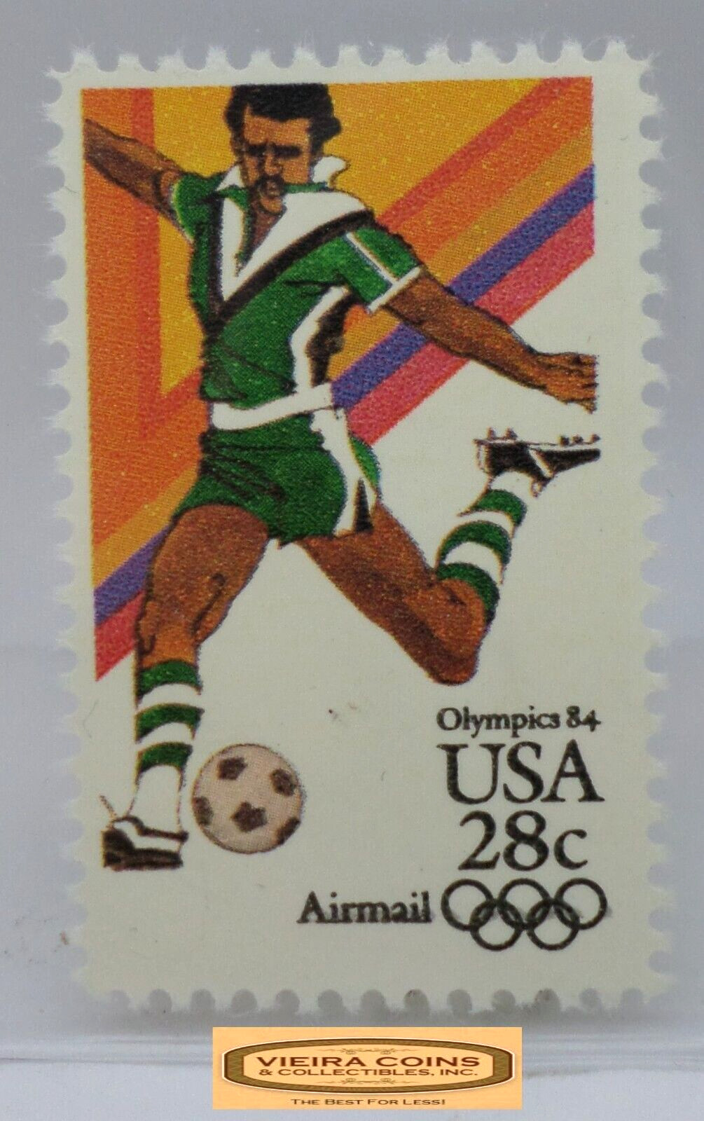 1984 USA Airmail Olympics 28 Cents Stamp – #S40919NQ