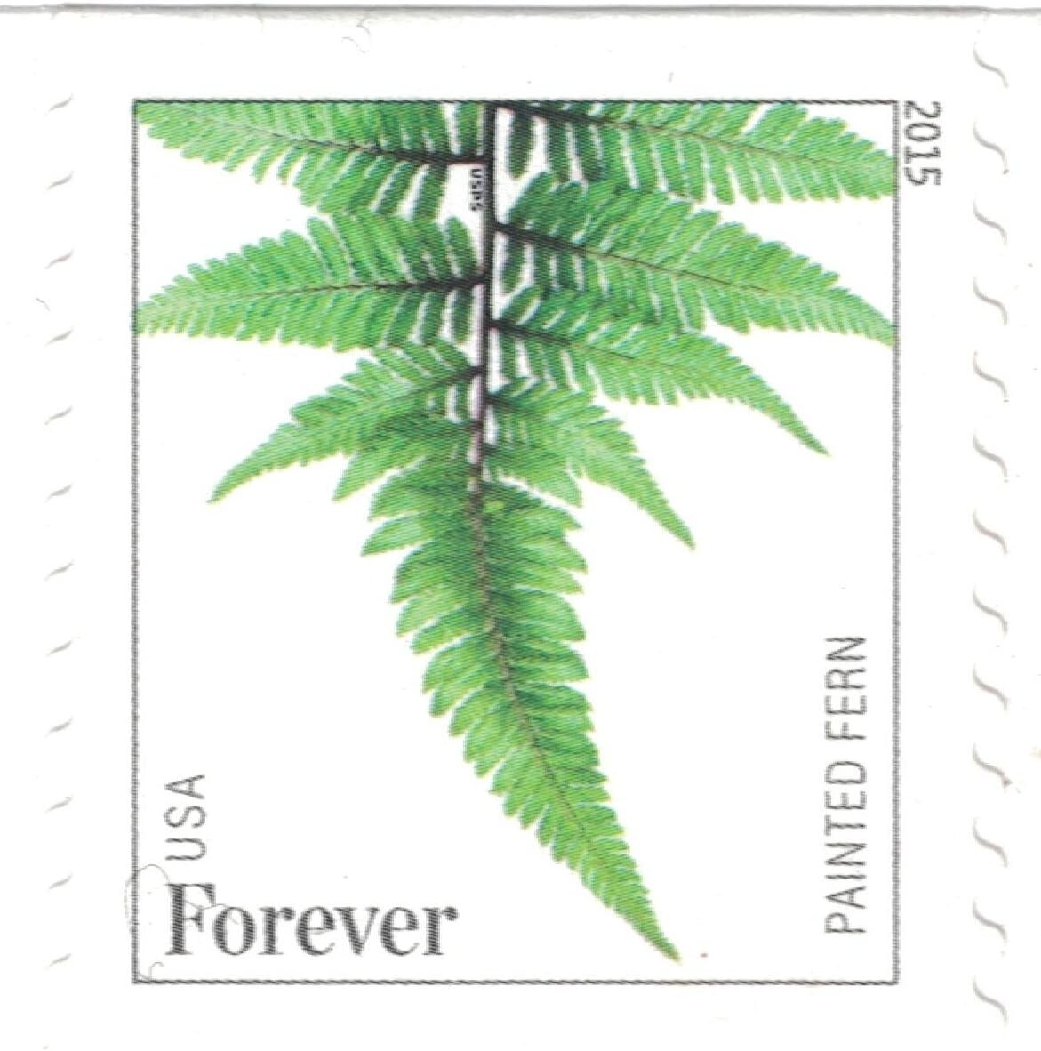 USPS Ferns Forever Stamps – 5 Stamps