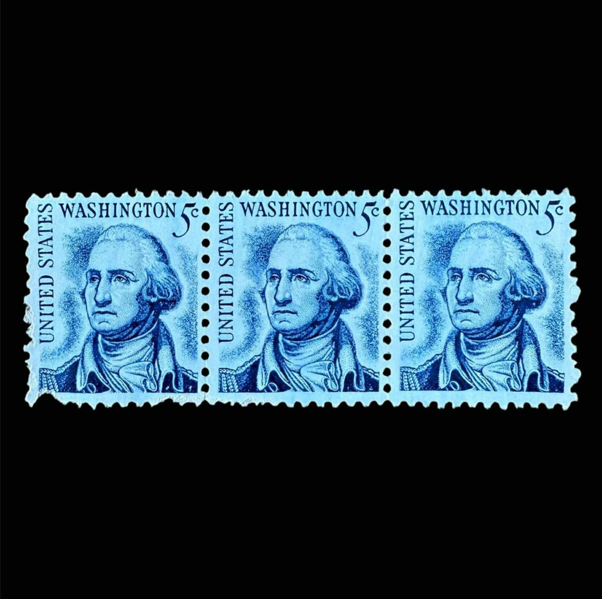 Vintage Stamp – 1966 5c George Washington (3 PCS) set / Free Shipping