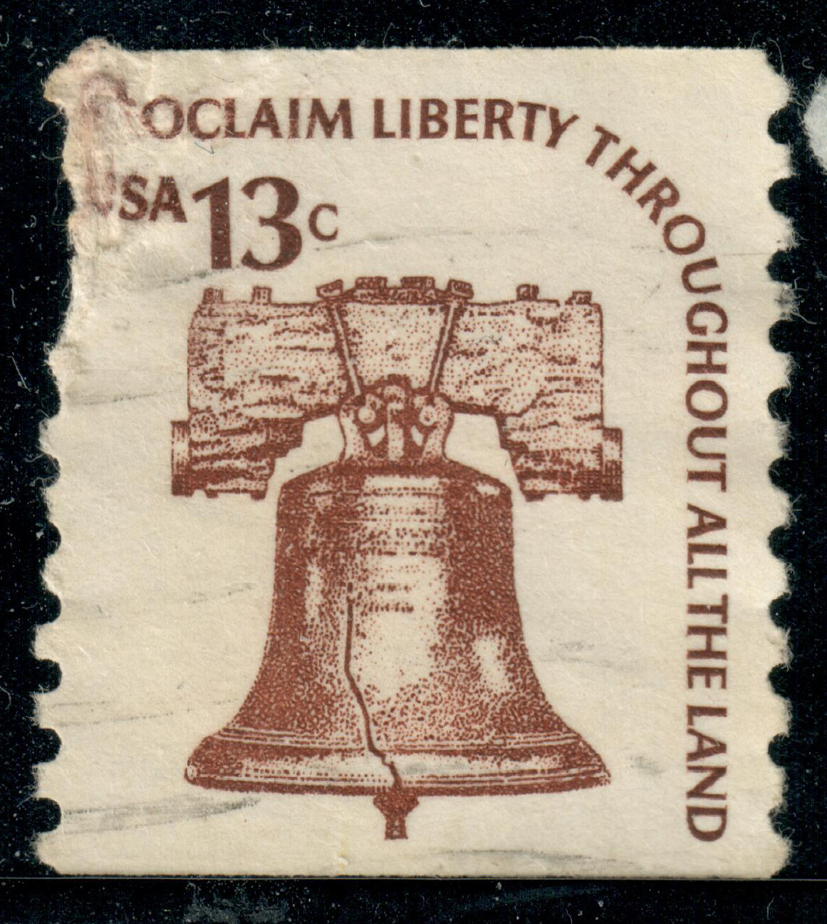 USA – 1975 – Americana Issue – Liberty Bell – Coil Stamp – 13¢ – #3584