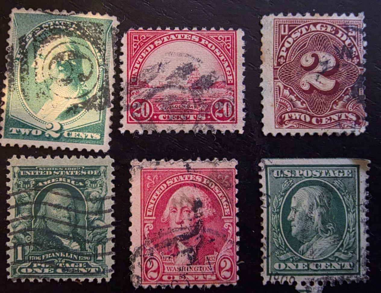 US STAMPS – SMALL MIXED LOT 1890- 1925 – FREE US SHIPPING