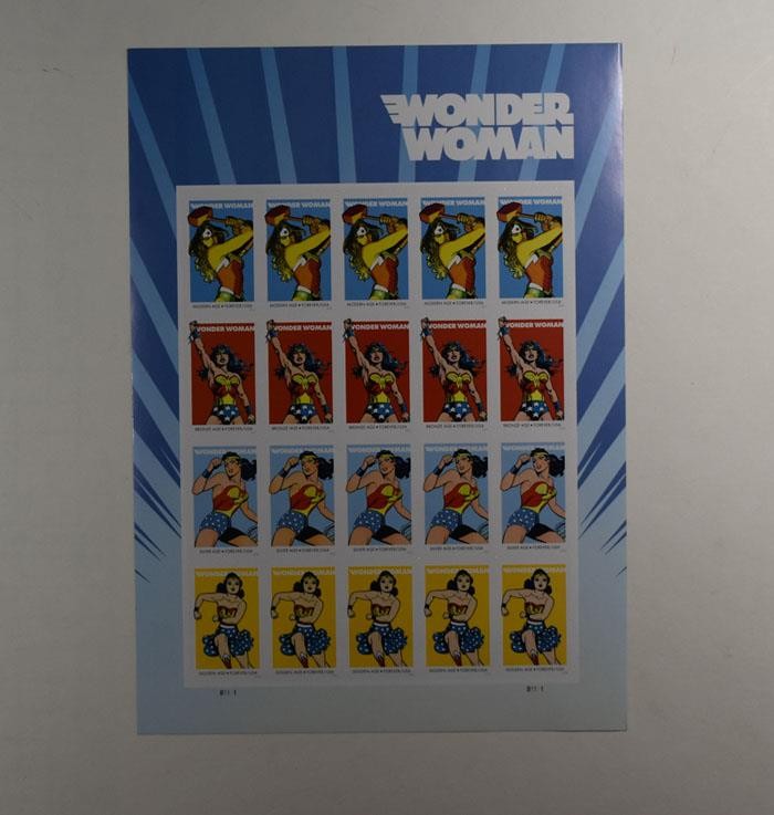 US SCOTT 5149-5152 (SHEET) PANE OF 20 WONDER WOMEN STAMPS FOREVER MNH