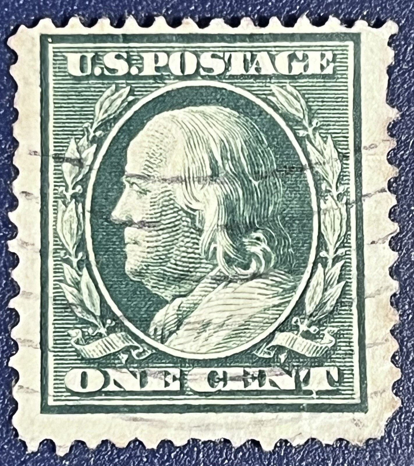 1898 Stamp One Cent Benjamin Franklin Rare